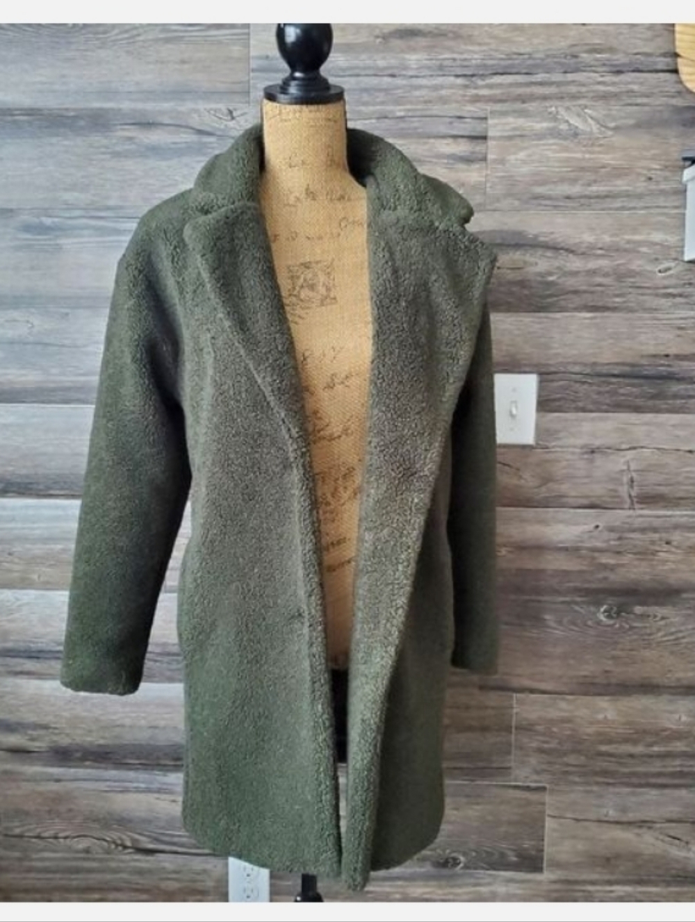 Daily Ritual - Teddy Bear Trench Coat